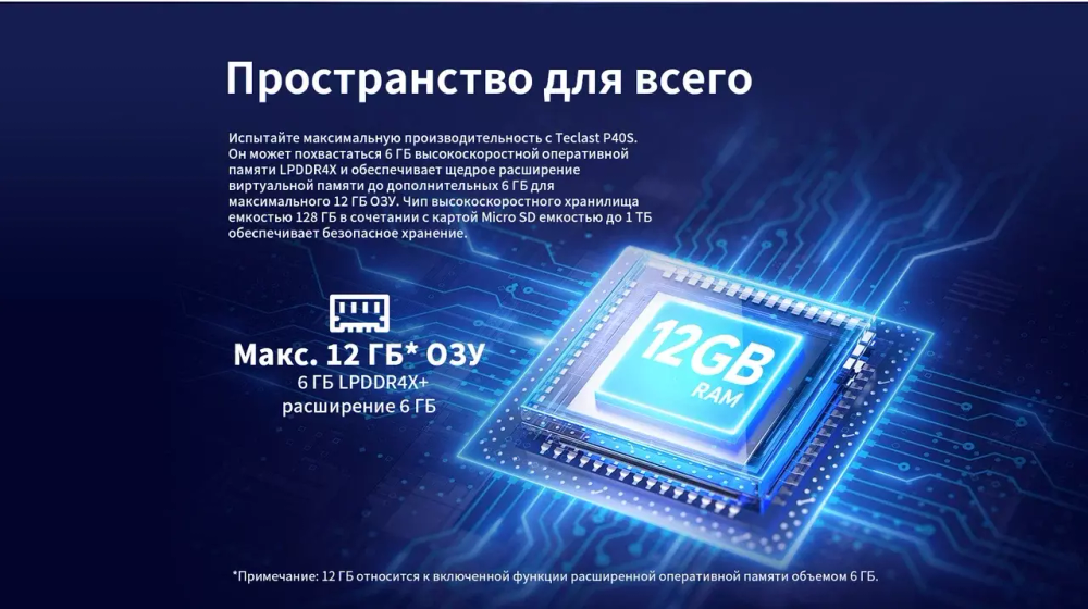 Планшет Teclast P40S /6GB/128GB/Wifi Only/Android 12