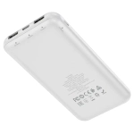Внешний аккумулятор Hoco J82 Easylink 10000mAh USB/MicroUSB/Type-C/2хUSB (белый)