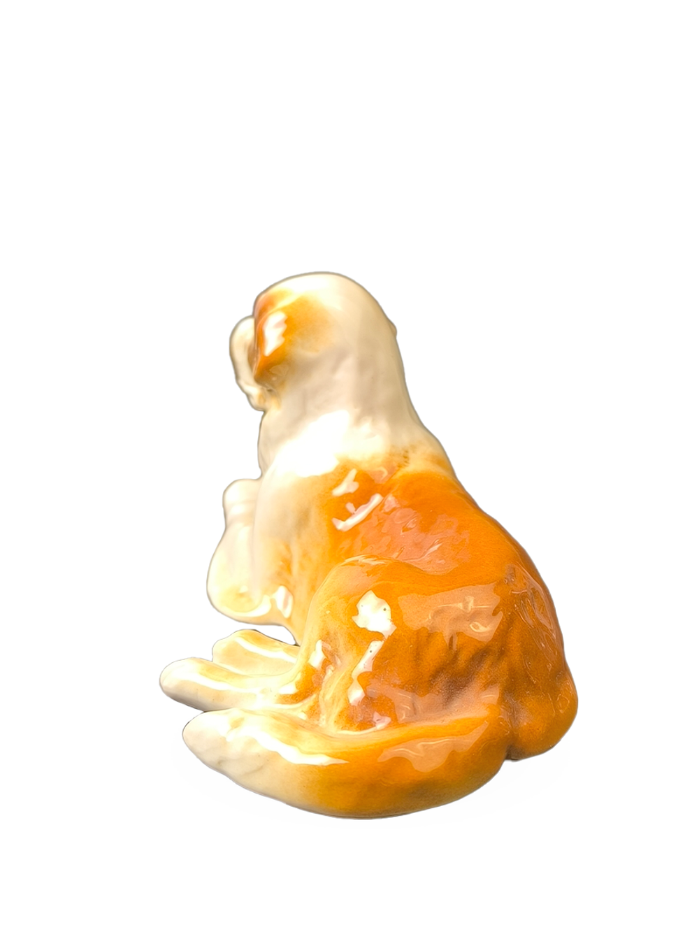 Фарфоровая статуэтка "Сенбернар" Сциталис