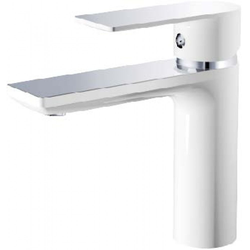Смеситель для раковины HAIBA HB10505-8 хром-белый