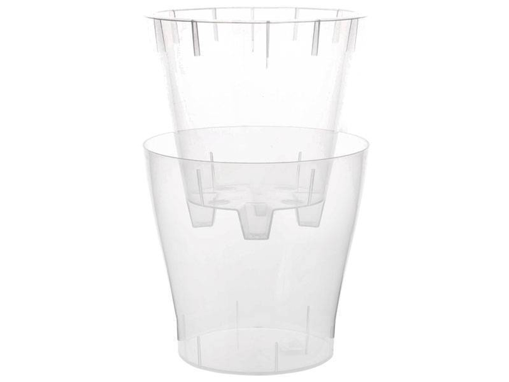 Горшок для орхидеи Лея 3,6л (прозрачный)