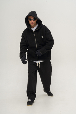 Куртка с капюшоном KUL'TURA "ZIP SHERRA" Черный