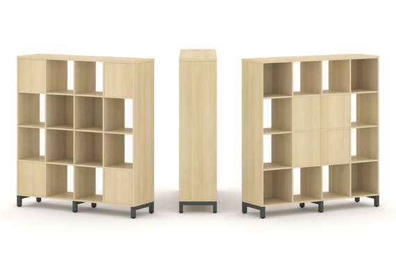 Style Project Набор стеллажа 2-х сторон., 4 яр. SN.NSD-441  1488*400*1615