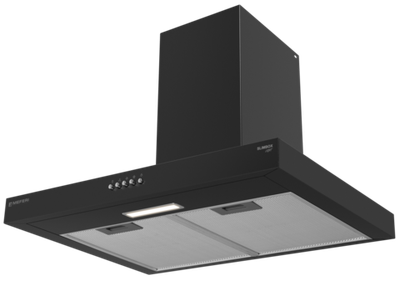 Т-образная пристенная вытяжка Meferi SLIMBOX60BK LIGHT