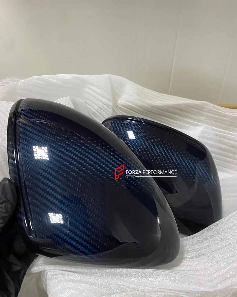 Карбоновые накладки на зеркала для Porsche 718 982 Cayman/Boxster 2016+ Порше