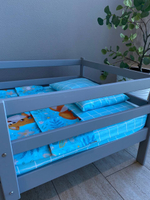 Кровать подростковая "Малютка Лайт" 160*80 см серый (СЧ)