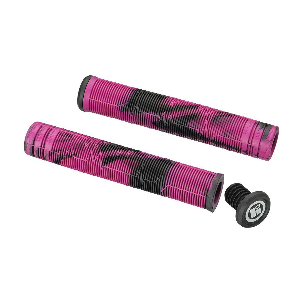 Грипсы HIPE H05 Duo черный/фиолетовый, 170 мм