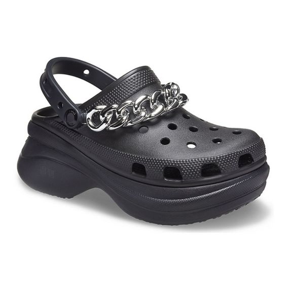 Crocs Classic Clog 'Black Silver'