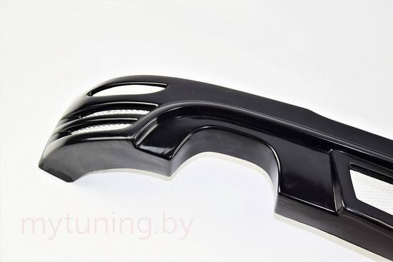 Диффузор заднего бампера V.4 для VW Golf 6 2008-2015