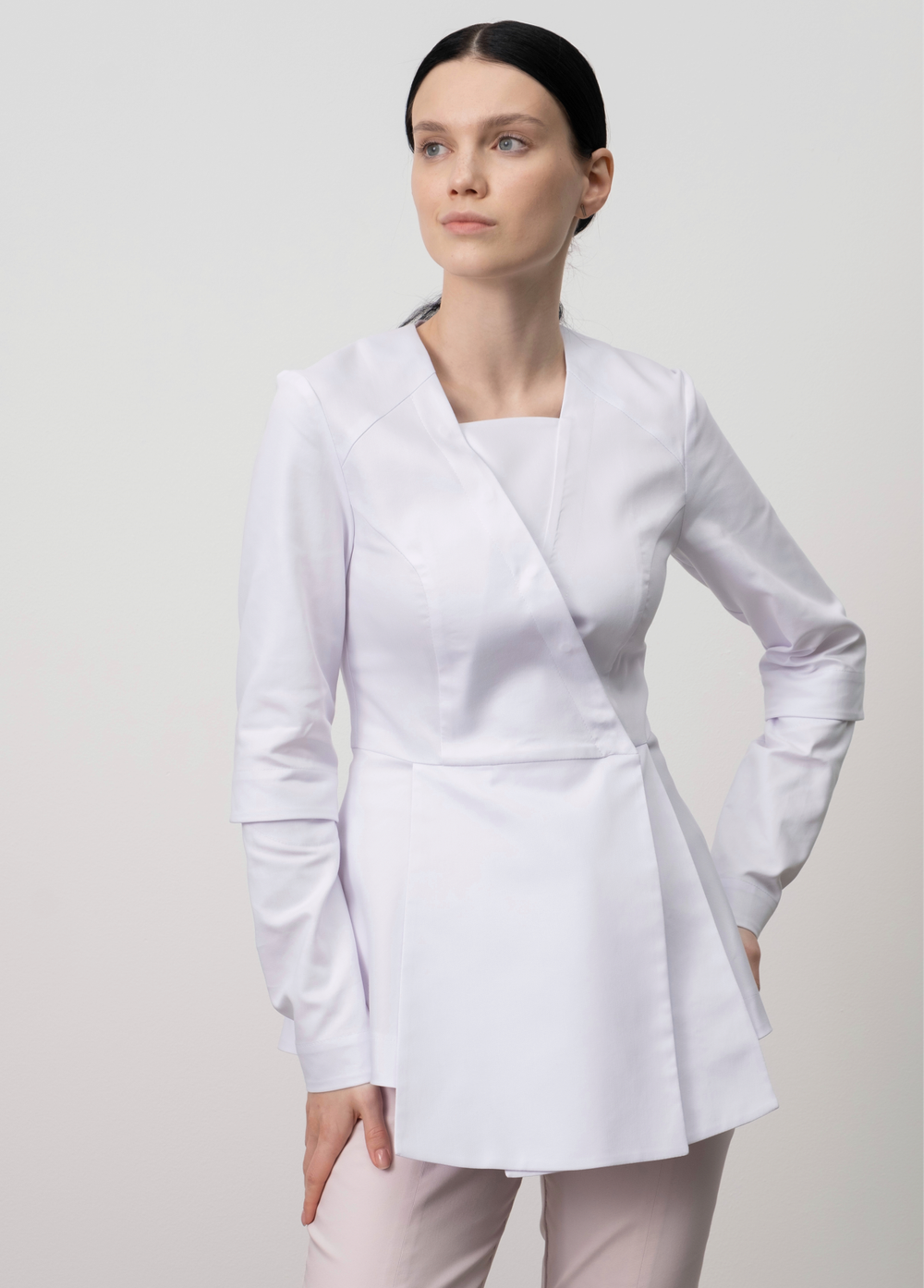 Медицинский жакет с двойным рукавом