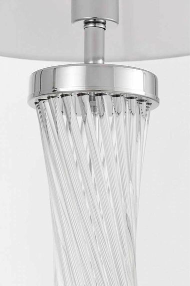 Настольная лампа Lumina Deco Villanova LDT 302 CHR+WT