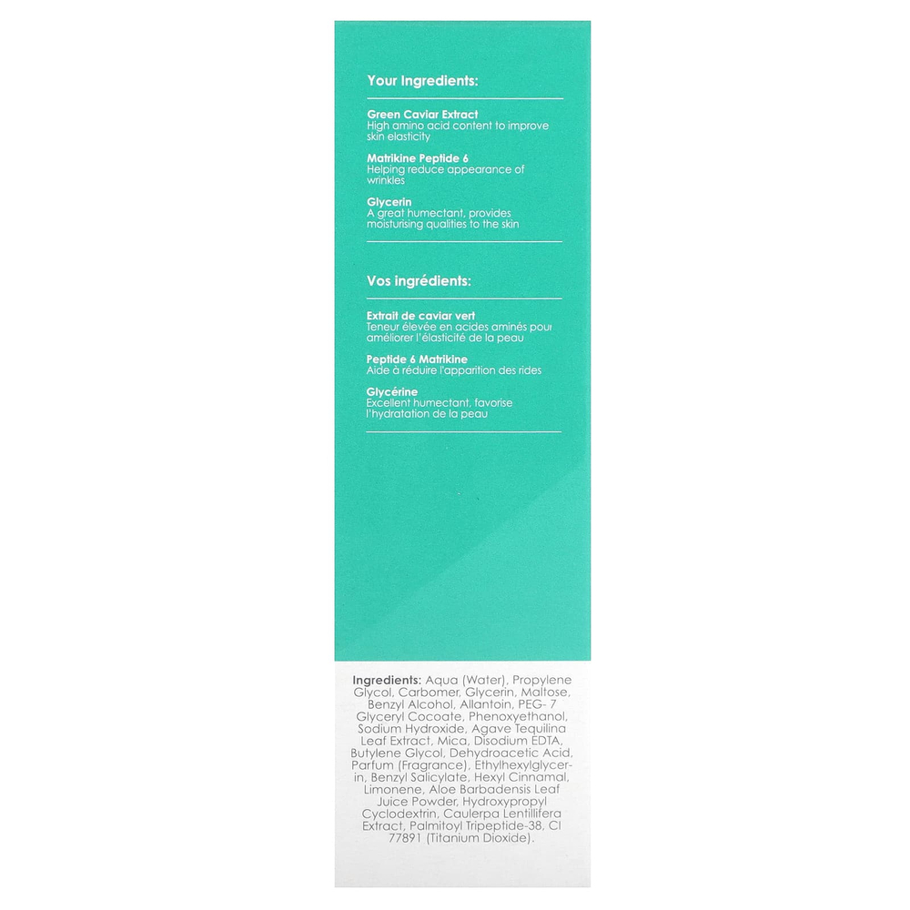 skinChemists, Youth Series, сыворотка для кожи вокруг глаз с зеленой икрой, 15 мл (0,50 жидк. унц.)