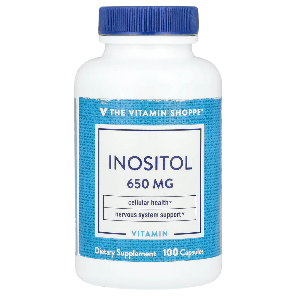 The Vitamin Shoppe, Инозитол, 650 мг, 100 капсул