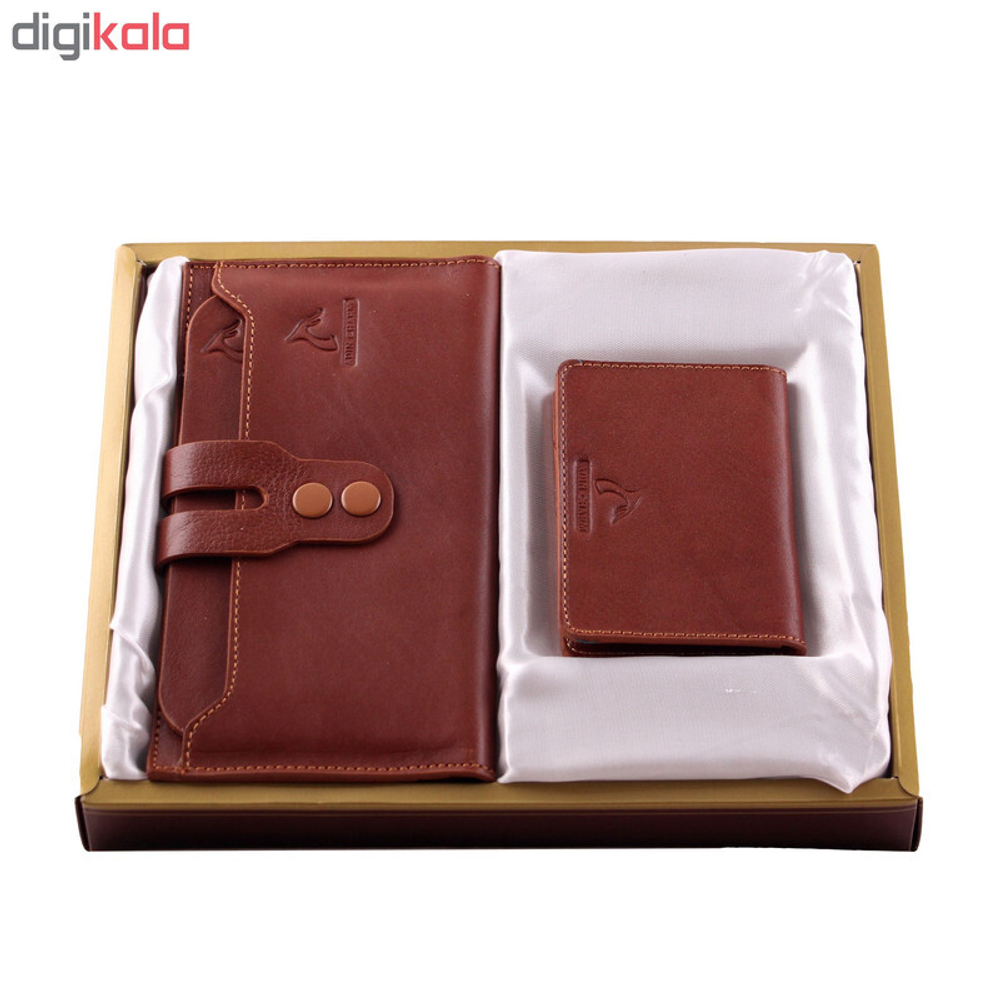 Комплект женский кошелек и ключница Barez Leather натуральная кожа Иран DS60 333