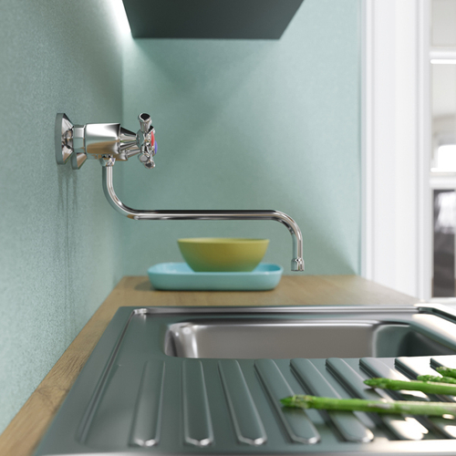 Смеситель для кухни настенный 1/2 кер. MIXLINE ML10-06