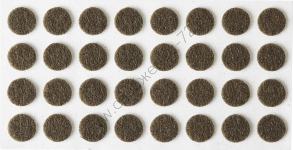 STAYER d 10 мм, самоклеящиеся, фетровые, 32 шт. коричневые, мебельные накладки (40910-10)