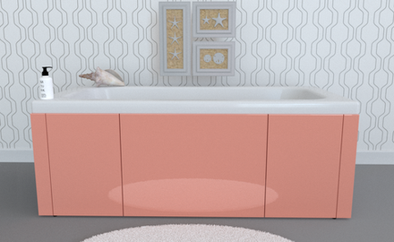 Экран под ванну комбинированный TR-8-025 румба глянец