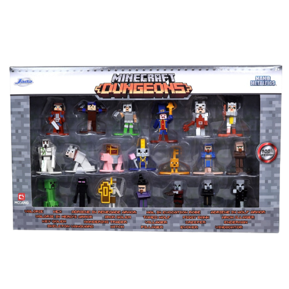 Набор Jada Toys Nano Metalfigs Minecraft wave 4