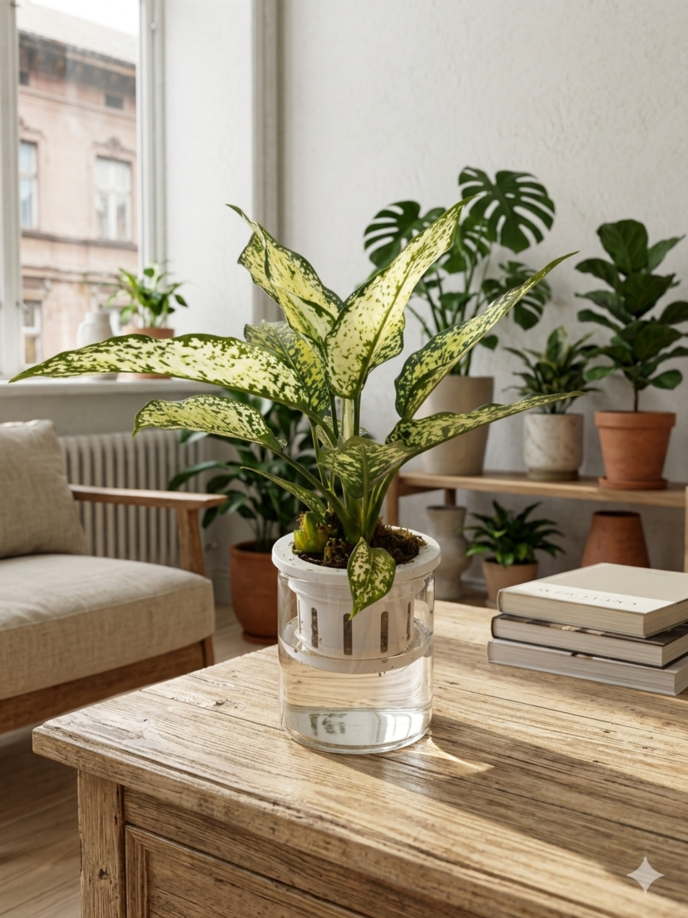 Аглаонема Jadeite д.11 горшок с автополивом