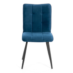 Стул обеденный Bari LT, велюр, Dark blue (темно-синий), 41х55х89 см