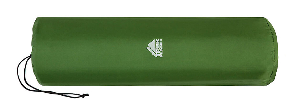 Коврик самонадувающийся Trek Planet Relax 90 зелёный [70438]