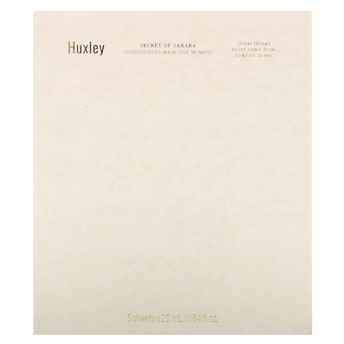 Huxley, Secret of Sahara, увлажняющая маска для красоты, One Moment, 5 шт., По 25 мл (0,84 жидк. унц.)