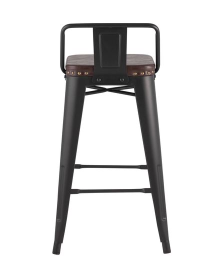 Стул полубарный TOLIX SOFT черный матовый