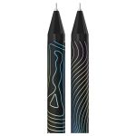 Набор Ручка шариковая автоматическая Berlingo Electric, синяя, 0.7мм, soft-touch, игольч стерж, 2шт