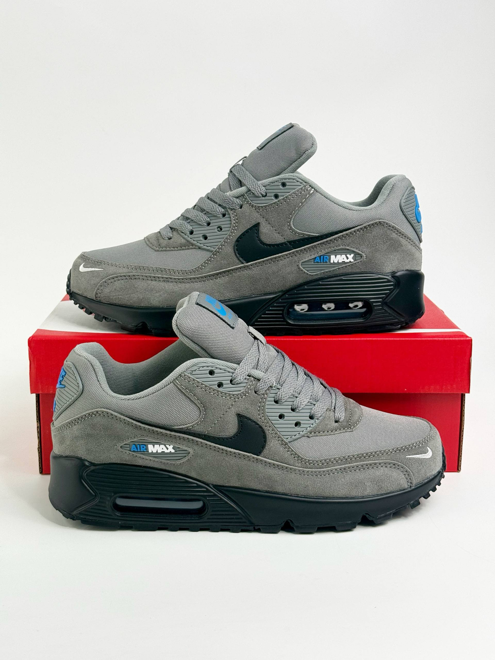Кроссовки Nike Air Max 90 #B256 (сер.)
