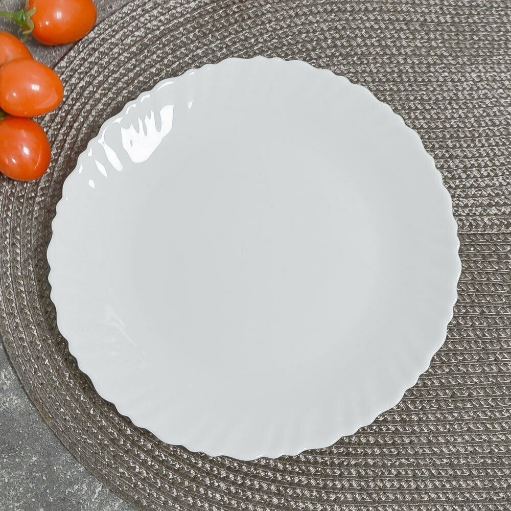 Тарелка десертная 19см Без деколи, стеклокерамика