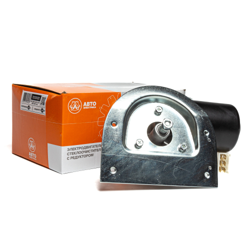 Привод стеклоочистителя (мотор-редуктор), КамАЗ, МАЗ, УРАЛ, БЕЛАЗ, ГАЗ, ЗИЛ, 24 В, в сборе с площадкой (ан. 16.3730)