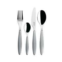 Набор столовых приборов feeling серый (24 предмета)