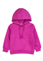 Джемпер д/девочки с капюшоном M1145FN-3/6 р.104 сиреневый (Такро)