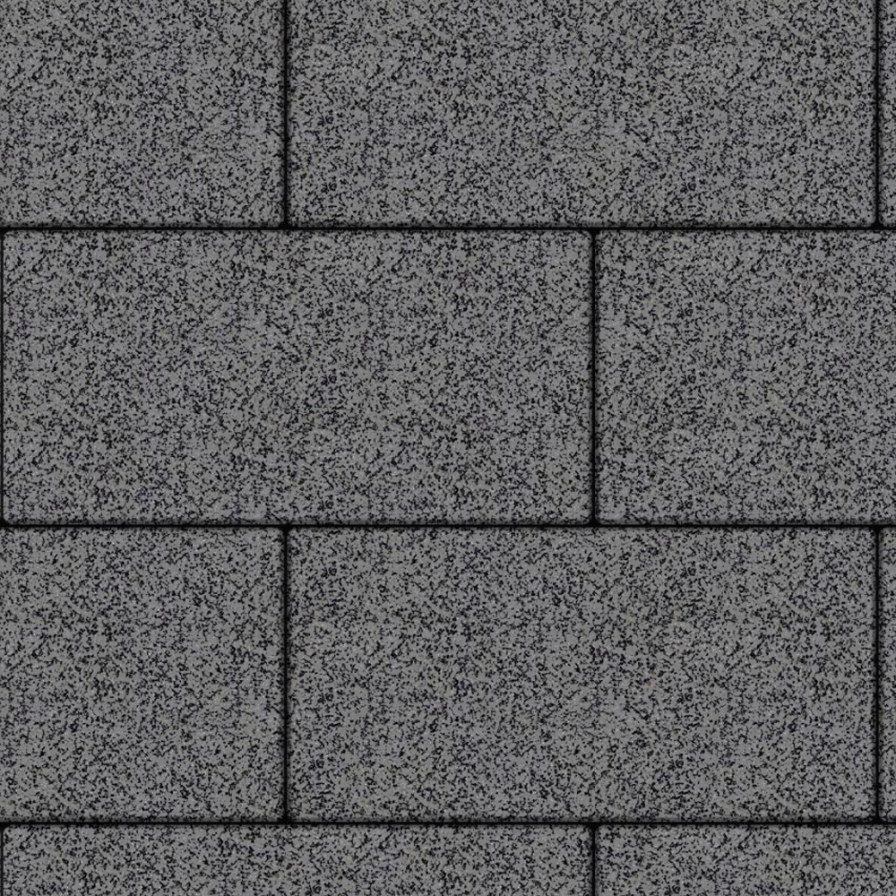 ТРОТУАРНЫЕ ПЛИТЫ ПРЯМОУГОЛЬНИК - Б.5.П.8 ГРАНИТ СЕРЫЙ С ЧЕРНЫМ