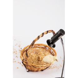 Светильник для рептилий на прищепке для ультрафиолетовой и инфракрасной лампы ЭРА FITO-E27-FLEX-CLIP 250 Вт | Светильники для нагревательных ламп