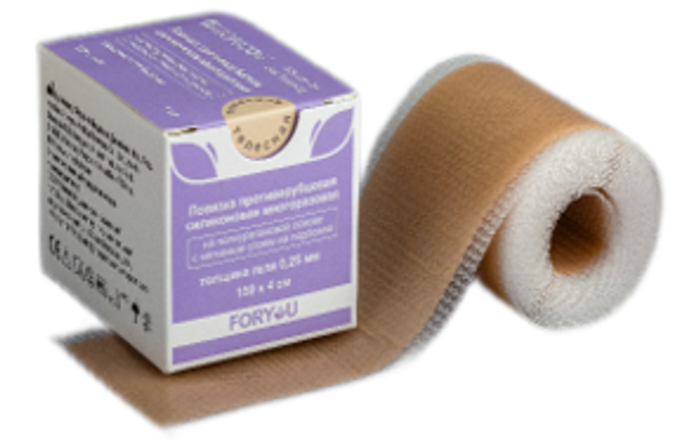 Foryou LUOFUCON Повязка противорубцовая силиконовая на полиуретановой основе с отрывными линиями