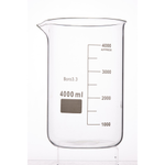 Стакан лабораторный низкий, 4000 мл