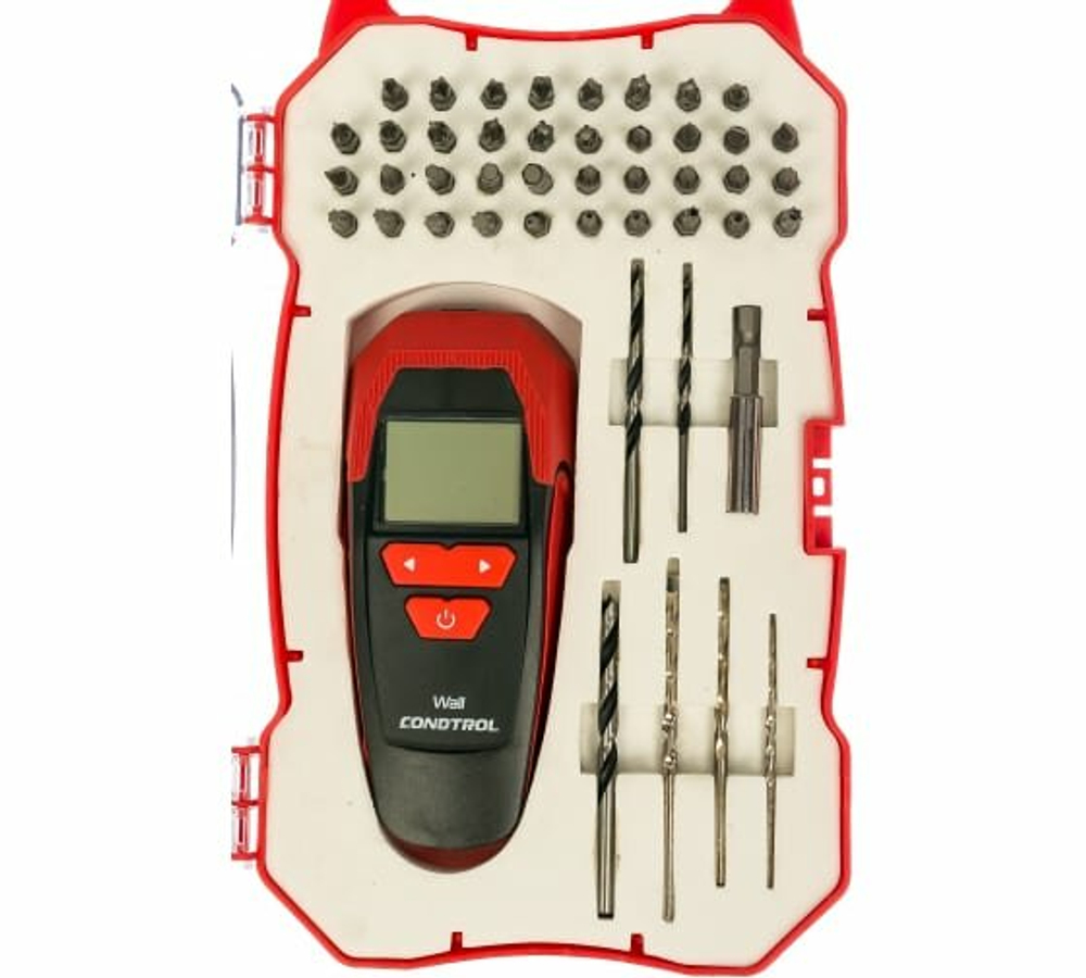 Детектор CONDTROL WALL set+ max глубина об.меди,дерева,проводки,стали 38мм (3-12-015)