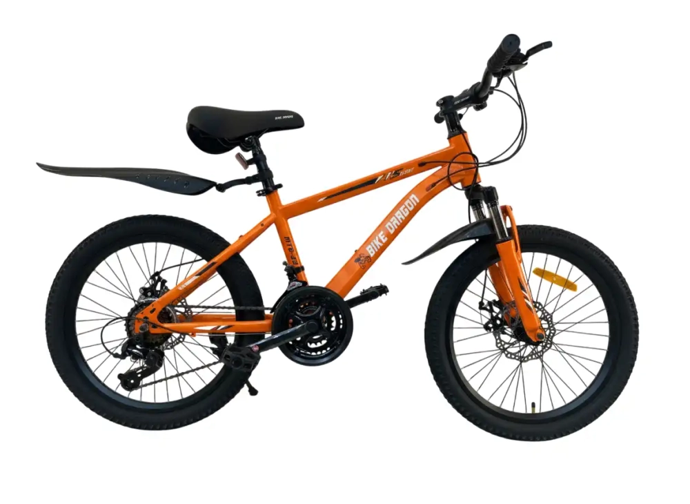 Велосипед Bike Dragon 20" 21скор (стальная рама, SunRun, диск. тормоз) BD-2-20-4 оранжевый