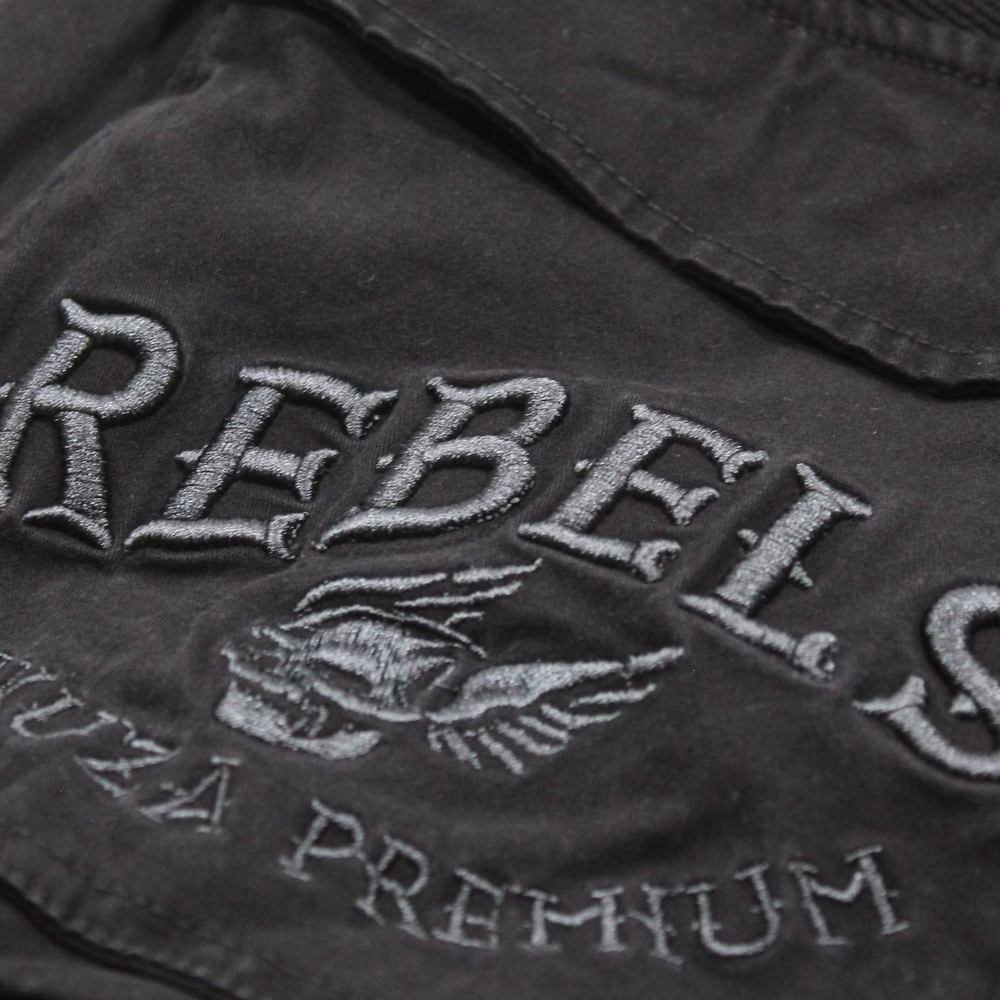 Карго штаны черные Yakuza Premium 3952