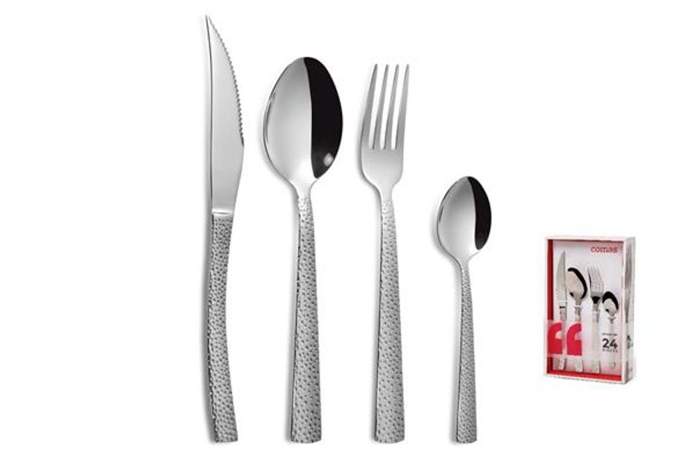 Набор из 24 предметов (4 артикула по 6 штук), Cheese 18% COMAS Набор из 24 предметов (4 артикула по 6 штук), Cheese 18% COMAS