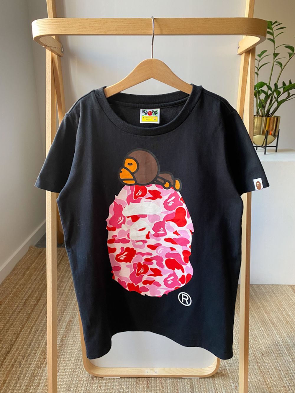 Хлопковая футболка A Bathing Ape, 152