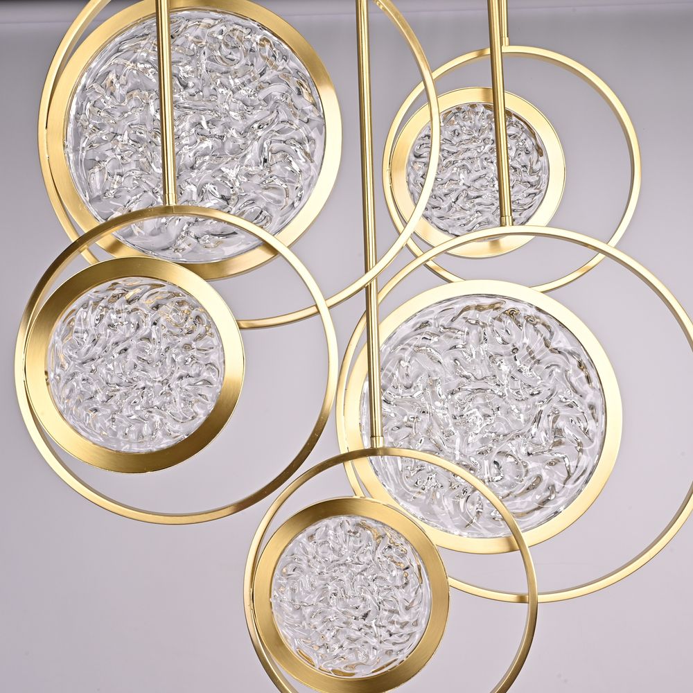 Дизайнерская люстра на штанге ЛУНА lighting collection L60