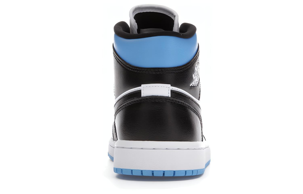 Air Jordan 1 Mid 'University Blue Black White' Women's