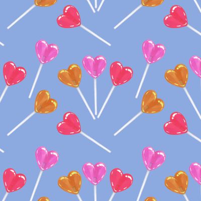 Леденцы в форме сердечка