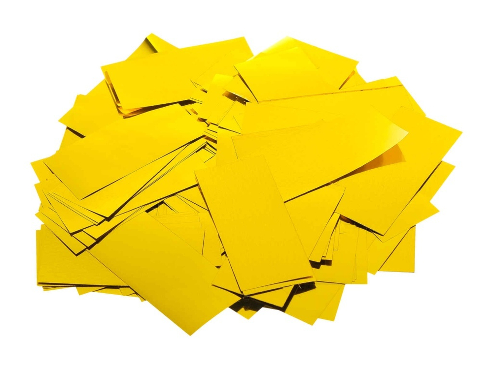 Конфетти ЗОЛОТОЕ 1 кг, Металлизированное 20х50мм