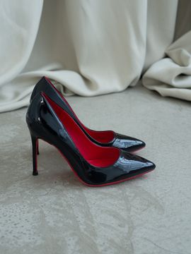 Женские туфли лодочки на шпильке - SHSS1002-010-lak-bl