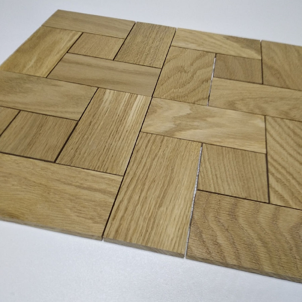 Деревянная мозаика для стен Wood Mosaic Дуб Паркет