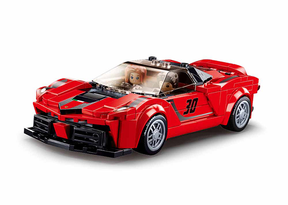 Konstruktor \ Конструктор Sluban Italian Super Car Red