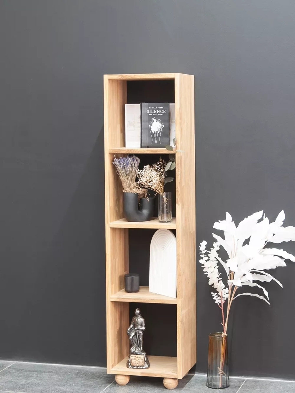 Модульный стеллаж Эдгар из массива дуба